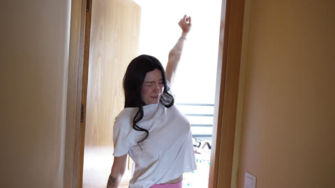 My stepsister pretended to be a sex doll, she didn& ;t know I was fucking this doll in the ass. Anal