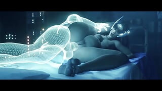 ZMSFM - slut get fucked really hard by two huge cocks at the same time