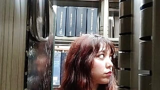 A little naughty in a royal library