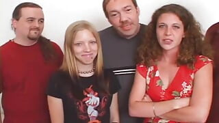 Two College Girls Swap Sperm Gangbang Small Boobies Bitch Fucked Bedroom Babes