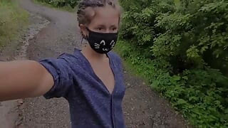 I decided to take a little walk and filmed a video for you. Of course a little rain didn't stop me!
