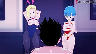 Android 18 convinces Vulma to fuck Gohan - DragonBall Zex Series