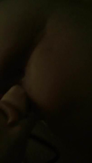 Stretching her wet pussy with inflatable dildo