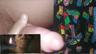 Girl Masturbating to Orgasm on a video call
