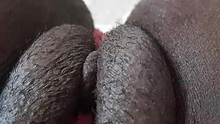 Desi fat pussy swallowing dirty old panties looks fun and amazing