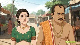 Indian Bhabi with Devar in their villege house