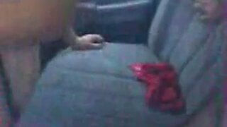 arab play with pussy in the car