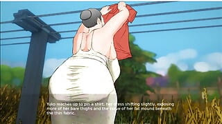 Plowed - gameplay - roleplay - yuko fucks infront of her neighbour
