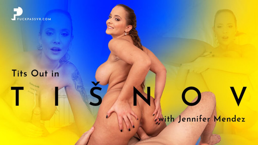 FuckPassVR - Busty Czech hottie Jennifer Mendez pleases your cock with her tits and wet pussy in Virtual