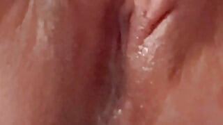 Wet squirting clit play