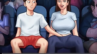Me and my step sis had a fun in cinema hall and i like it . summertime saga