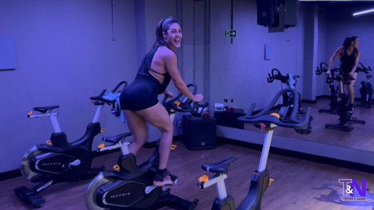 Latina's Gym Warm-Up Leads to Intense Creampie!