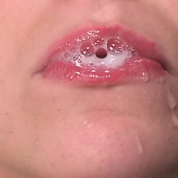 Double penetrated anal in latex dress in gas mask threesome