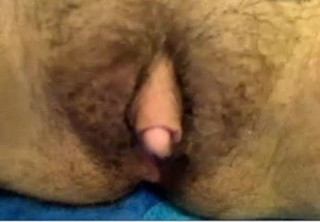 Hairy pussy big clit (no sound)