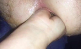 Dirty ass fisting for husband