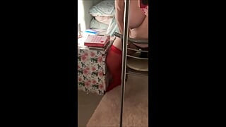 British Granny Rose Films Herself Fucking Her Cunt With A Huge BBC Dildo