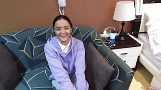 Trikepatrol Pale Asian Goes Hard with Her Sex Game