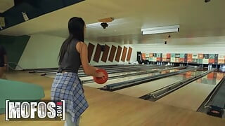 MOFOS - Kinky Brunette Gaby Ortega Turns A Bowling Night Into A Naughty Public Fuck Session
