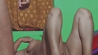 Sexy Indian girl from Bangladesh gets fucked hard in a wild threesome by her two young stepbrothers