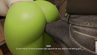 Hot Stepsis Kim Possible Rub Her Butt Against My Hard Dick and I Started Rubbing Her Butt