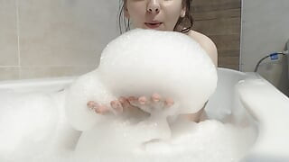 horny slut bubble masturbation