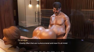 Grandpas Visit -g'sv - Gameplay - Roleplay - Sauna - Threesome