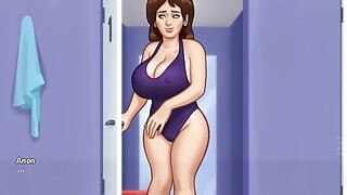 Summertime Saga - Gameplay - Roleplay - Debbie Wears Bikini